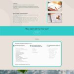 Sabine Ostermeier One Page-Site Screen